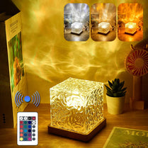 3D Crystal LED Lamp with Remote Control