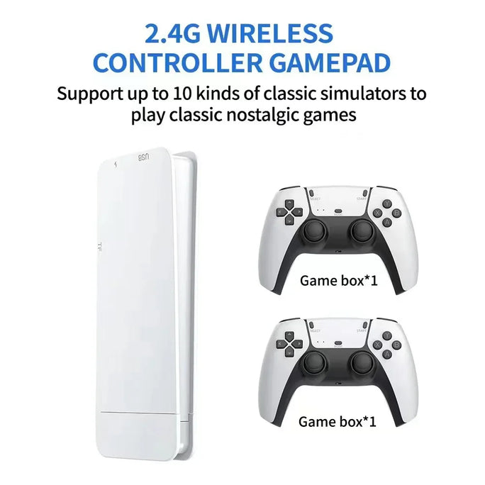 4K Retro Console with Wireless Controllers