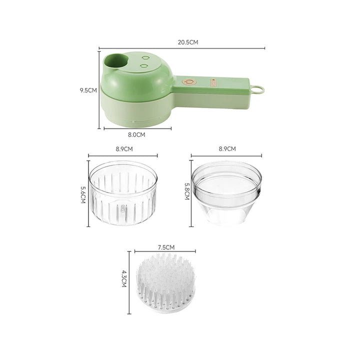 4-in-1 Mini Food Processor