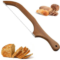 Serrated Bread Knife with Wooden Handle