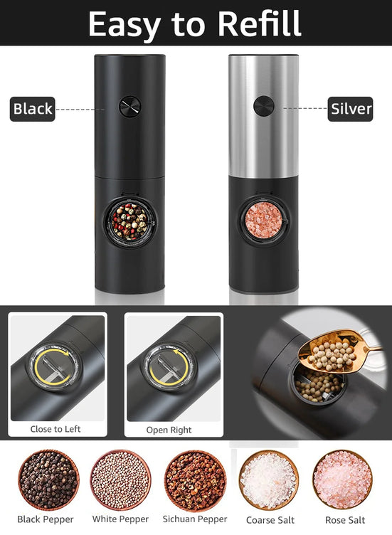 Electric Salt and Pepper Grinder