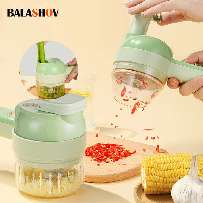 4-in-1 Mini Food Processor