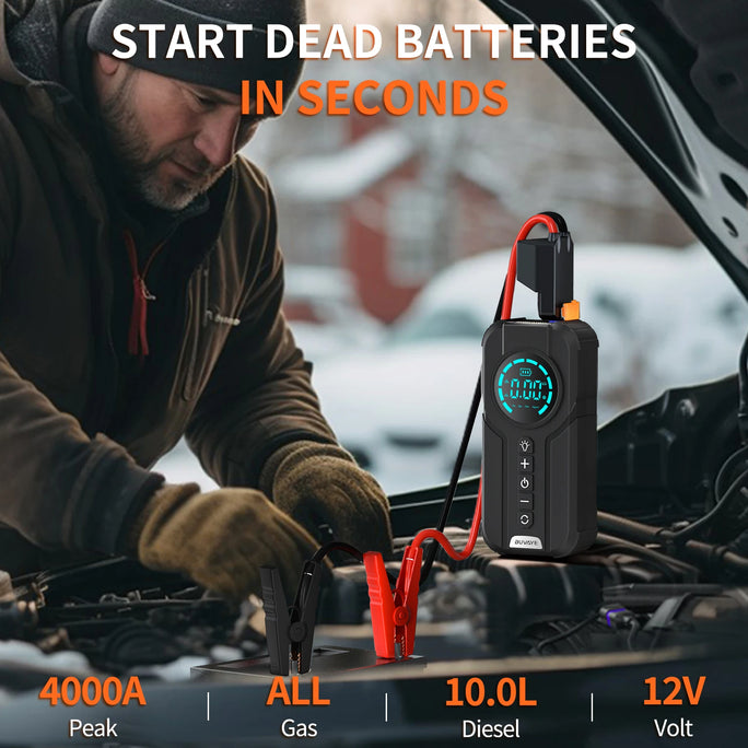 Portable Jump Starter 3-in-1 Power Bank