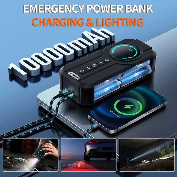 Portable Jump Starter 3-in-1 Power Bank